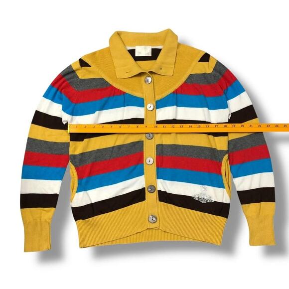Vivienne Westwood Gold Label Collared Cardigan Top - Picture 5 of 5